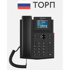 IP телефон РТУ T13P RU, 4 линии, 2 порта 10/100, HD аудио, цветной дисплей 2,4”, порт для гарнитуры, PoE, 3 DSS клавиши, РЕЕСТР IP телефон РТУ T13P RU, 4 линии, 2 порта 10/100, HD аудио, цветной дисплей 2,4”, порт для гарнитуры, PoE, 3 DSS клавиши, РЕЕСТР