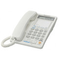Проводной телефон KX-TS2368RU, ЖКД, спикерфон, белый