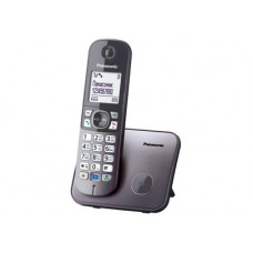 Радиотелефон DECT Panasonic KX-TG6811RU, серый металлик