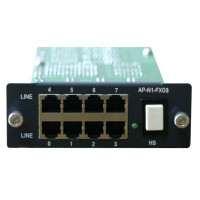 Модуль 8 портов FXO для VoIP-шлюзов, GSM-шлюзов, IP-АТС Addpac