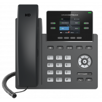 IP телефон GRP2612, 2 SIP аккаунта, 4 линии, цветной LCD, поддержка Wi-Fi, 16 виртуальных BLF, PoE