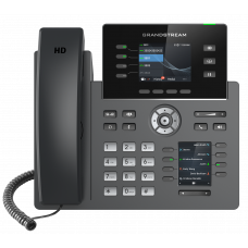 IP телефон GRP2614, 4 SIP аккаунта, 4 линии, 2 цветных LCD, PoE, 1Gb порт, 8 BLF, Wi-Fi, Bluetooth