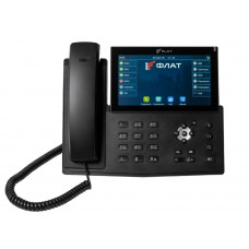 SIP видеотелефон Flat-Phone А10Р, 20 SIP линий, 2 порта 10/100/1000Мбит, цветной сенсорный дисплей 7”, PoE, с БП SIP видеотелефон Flat-Phone А10Р, 20 SIP линий, 2 порта 10/100/1000Мбит, цветной сенсорный дисплей 7”, PoE, с БП