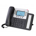 IP телефон GRANDSTREAM GXP-2124, SIP, 2 порта Ethernet 10/100/1000, PoE, HD audio, БП