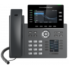 IP телефон Grandstream GRP2616,6 SIP аккаунтов,6 линий,2 цвет. LCD,PoE,1Gb порт,8 BLF,USB,Wi-Fi, BT