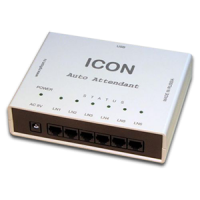 Автосекретарь ICON AV1203USB (3 линии, 4 часа записи, 100 голосовых меню, 50 почтовых ящиков, USB)