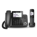 Радиотелефон DECT Panasonic KX-TGF310RU, проводная и беспроводная трубка, черный